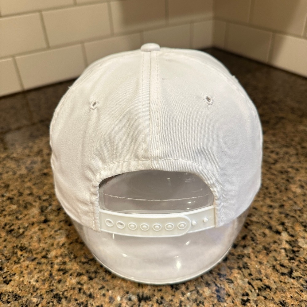 Raiders New Era Snapback Hat Vintage 1990s NFL White Korea Deadstock - Picture 4 of 8